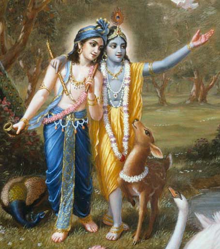 Balarama In Little Krishna